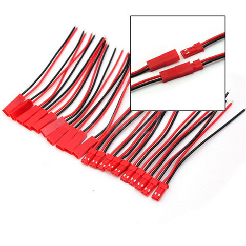 20Pcs 2 Pin Connector SIM&NAT 2 Pin Male Female JST RCY Plug Connectors Cable Wire for LED Lamp Strip RC Toys(10 Pair) ► Photo 1/5