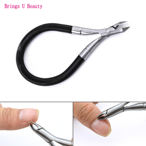 Grip & Snip Spiral Spring Cuticle Trimmer Nippers Cleaner Nail Gap Remover Dead Skin Rescue Hangnail Paronychia Manicure Tools ► Photo 1/6