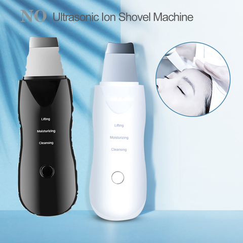 NO Ultrasonic Scrubber Deep Cleaning Blackhead Remover  Peeling Facial Peeling Spatula Exfoliating Beauty Instrument Skin Care ► Photo 1/6