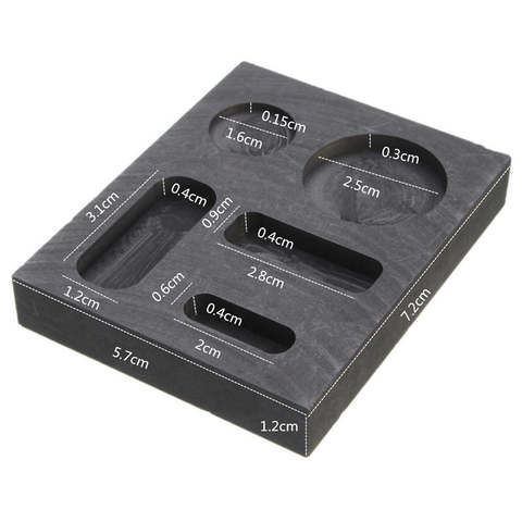 Crucible Graphite Ingot Bar Round Coin Combo Melting Ingot Casting Refining Scrap  Melting Metal Bar Molds Tool Parts ► Photo 1/3