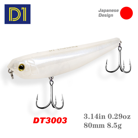 D1 Fishing Lure 2022 Stickbaits Floating Topwater 80mm/8.5g DT3003 Pencil Lures for Pike Bass Trout Fishing Baits Prey Glider 85 ► Photo 1/6