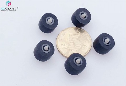 5pcs 10mmx6.5x1.5 car retractor press belt pulley deck audio pressure recorder cassette deck pinch roller tape for Aiwa cx-77E ► Photo 1/4