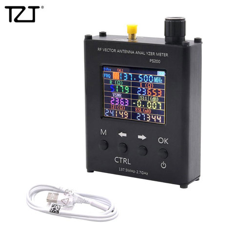 TZT N1201SA+ 35MHz - 2.7GHz UV RF Antenna Analyzer SWR Meter Tester with Aluminum Alloy Shell PS100/PS200 ► Photo 1/6