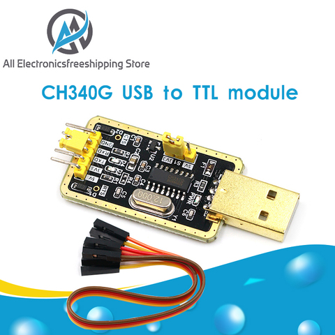 1PCS CH340 module instead of PL2303 , CH340G RS232 to TTL module upgrade USB to serial port in nine Brush small plates ► Photo 1/6