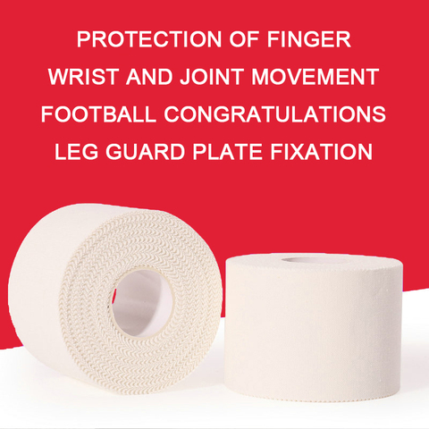 White Sports Tape Kinesiology Taping Sport Elastica Muscle Knie Bandage Strain Injury Support Jagged Sticker Fingers Protection ► Photo 1/6