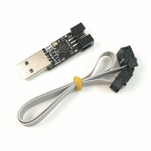 1PCS USBasp_H6 USB ISP 5V AVR Programmer USB ATMEGA8 ATMEGA128 New +1PCS 6PIN Wire Support Win7 64Bit ► Photo 1/1
