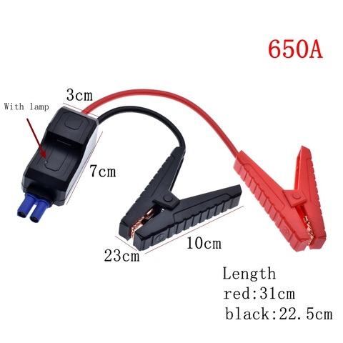 400A Smart Fully Protected 14 inch Intelligent EC5 Connector Emergency Alligator Clamp for 12V Jump Starter Battery Pack ► Photo 1/6