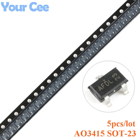 5pcs AO3415 3415 SOT-23 P-channel SMD MOSFET Field Effect Tube ► Photo 1/4