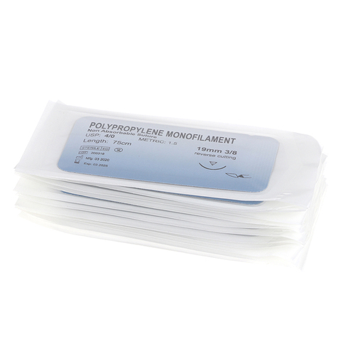 12Pcs/Lot Polypropylene Monofilament Medical Thread Needle Surgical Suture Training Thread Suture Practice Kit Wholesale ► Photo 1/6