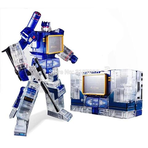 THF Transformation Soundwave THF-01 THF01T Transparent walkman Two tape MasterPiece MP13 Oversize Alloy Action Figure Robot Toy ► Photo 1/6