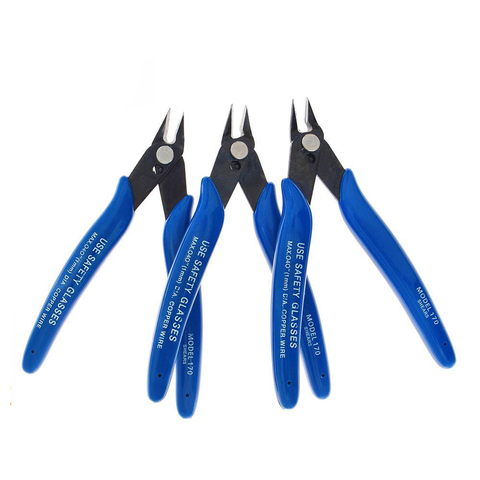 US PLATO 170 Wire Cutters Small Wire Nipper Flush Diagonal Side Cutter  Pliers