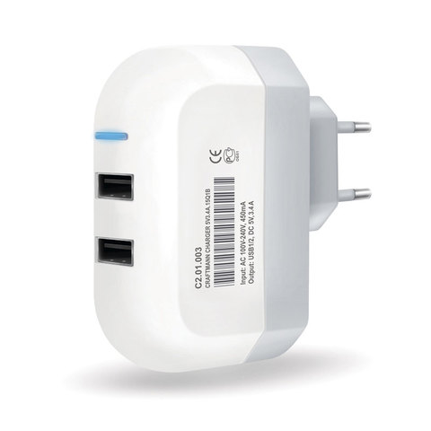 Craftmann USB Charger 3.4A (5V, 17W) ► Photo 1/1