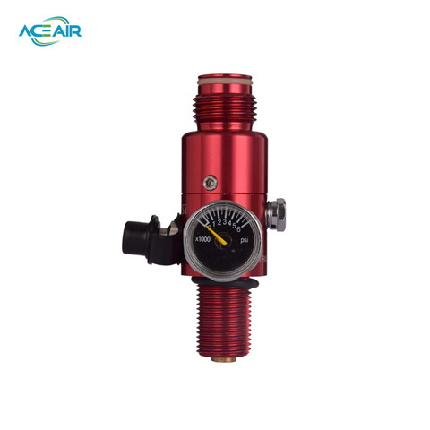 Paintball Equipment HPA Air Regulator 4500PSI Working Pressure 1800PSI Output M18x1.5 Red ► Photo 1/1