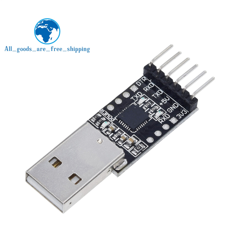 TZT  CP2102 USB 2.0 to TTL UART Module 6Pin Serial Converter STC Replace FT232 Adapter Module 3.3V/5V Power ► Photo 1/6