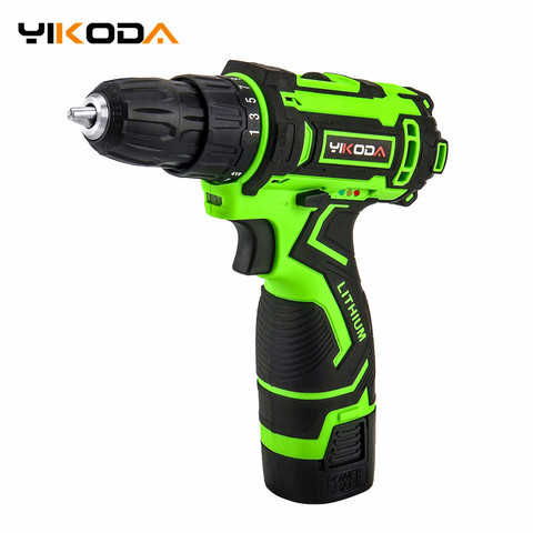 YIKODA 16.8V Electric Drill Rechargeable Lithium Battery Parafusadeira Cordless Double Speed Cordless Drill DIY Power Tools ► Photo 1/6