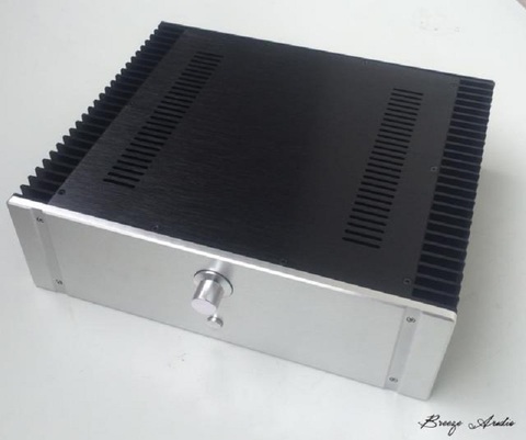 BRZHIFI BZ4313 double radiator aluminum case for class A power amplifier ► Photo 1/5