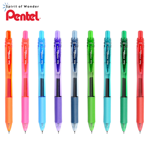 1Pcs Pentel EnerGel Liquid Gel Pen BLN105 0.5mm Quick Drying Pen Press Rollerball Metal Needle Tip Pen  Japan School Stationery ► Photo 1/6