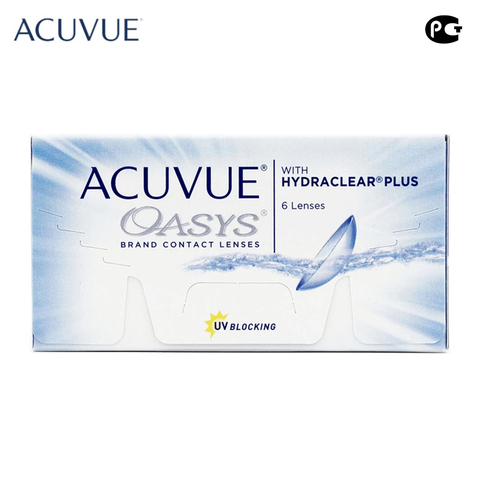 Contact lenses Acuvue Oasys, 6pk акуву акувью acuvue oasys 6 Johnson&Johnson контактные линзы for Vision Diopter Correction With Degree contact lens ► Photo 1/5