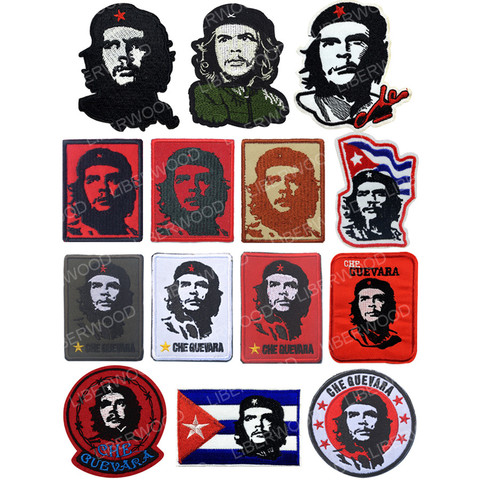 Ernesto Che Guevara Cuba Cuban Revolution Leader Embroidered patch badge Military Jacket T-shirt Patch iron on Vintage Applique ► Photo 1/6