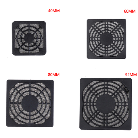 40mm 60mm 80mm 92mm ABS Case Fan Dust Filter Guard Grill Protector Dustproof Cover PC Computer Fans Filter Cleaning Case ► Photo 1/6