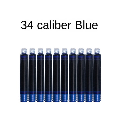 Hongdian Luxury quality Large-caliber cartridges 20pcs Disposable Blue for Black Fountain Pen Ink Cartridge Refills ► Photo 1/5