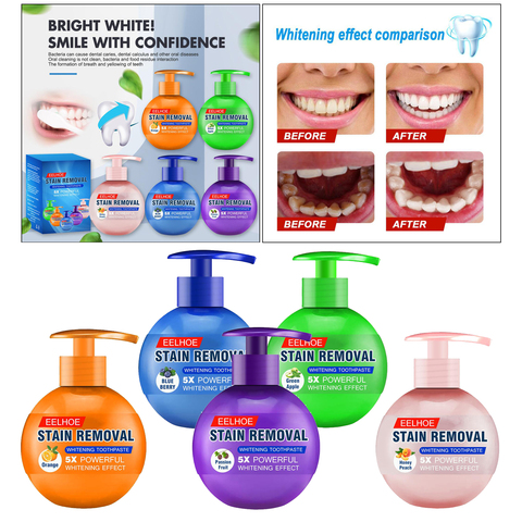 Baking Soda Toothpaste Power Natural Remover Pump Design Natural Ingredient Toothpaste Stain Removal Whitening ► Photo 1/6