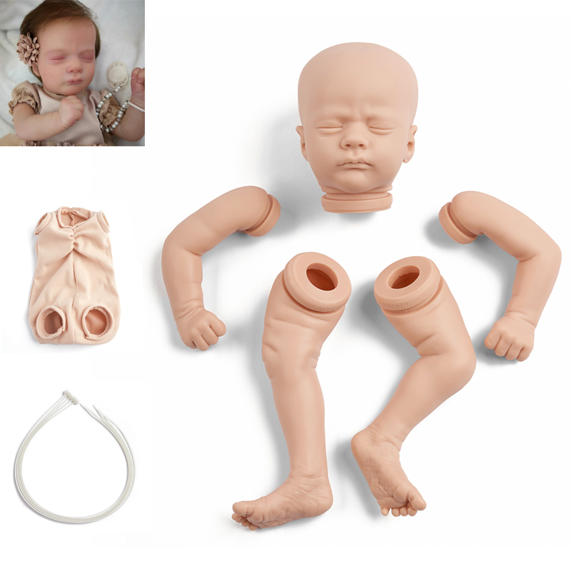 Big Reborn Baby Dolls Kits DIY Making Supplies Unpainted Doll Kit 28 inch 70cm 