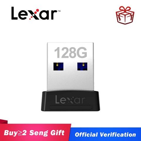 100% Original Lexar USB Flash Drive S47 USB 3.0 128GB Max Reading Speed 250mb/s Mini U Disk Pendrive 32GB 64GB Memory Stick ► Photo 1/6