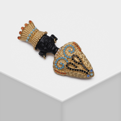 XZ14715-F24 Amorita boutique  egypt copper blackmour vintage Brooches ► Photo 1/6