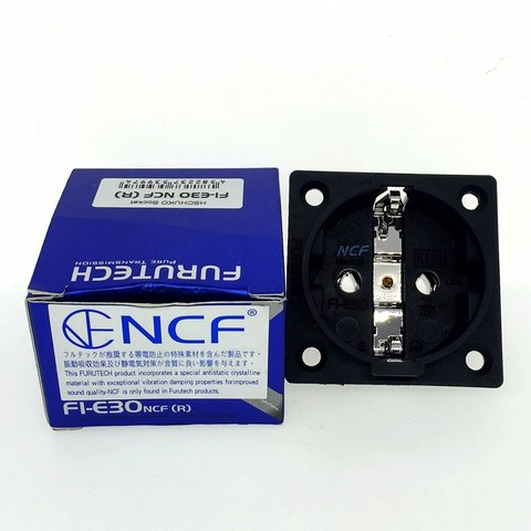 HiFi Schuko Furutech FI-E30 NCF nano socket pure copper plated Rhodium  EU Power plug 8PCS ► Photo 1/3