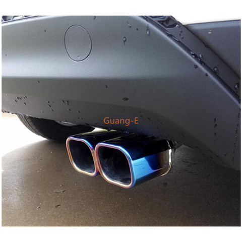 For Hyundai Tucson 2015 2016 2017 2022 Car Frame Muffler Exterior End Pipe Dedicate Stainless Steel Exhaust Tip Tail Outlet 1pcs ► Photo 1/6