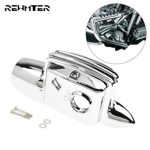 Motorcycle Rear Brake Master Cylinder Cover Chrome For Harley Touring 2008-2022 Road King Street Electra Glide Ultra Classic ► Photo 1/6