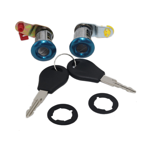 Left+Right Car Door Lock Barrel Cylinder with 2 Key For Nissan D21 Pathfinder 1986-1991 OE 80600-01W00 ► Photo 1/6