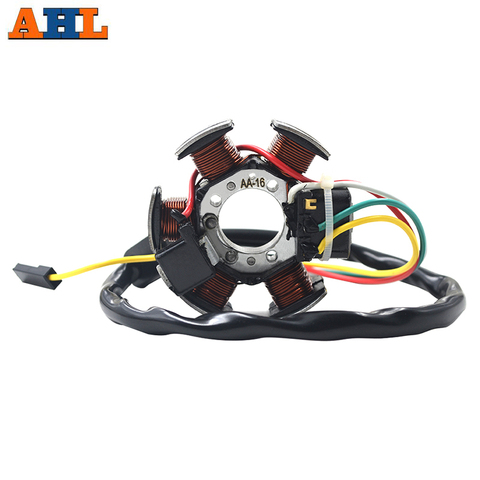 AM6 Motorcycle Generator Stator Plate Alternator Magnetic Coil For Yamaha DT50R TZR50 Peugeot XP6 XPS XP6S XR6 50 Beta RK RR 50 ► Photo 1/6