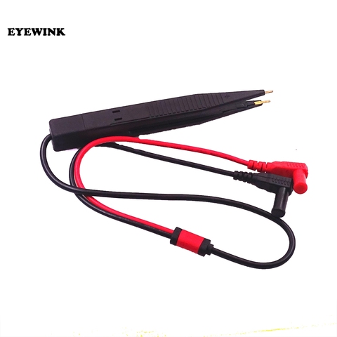 SMD SMT Test Leads Chip Component LCR Testing Tool Multimeter Tester Clip Meter Pen Lead Probe Tweezers Capacitor Resistance ► Photo 1/2