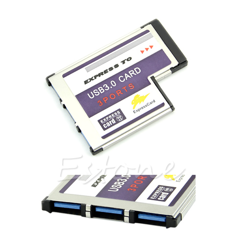 54mm Express Card 3 Port USB 3.0 Adapter Expresscard for Laptop FL1100 Chip ► Photo 1/1