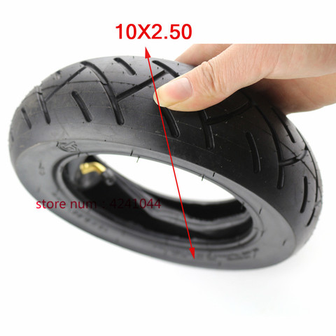 10 inch Pneumatic 10x2.50 Tire fits Electric Scooter Balance Drive Bicycle Tyre 10x2.5 inflatable Tyre and inner tube ► Photo 1/6