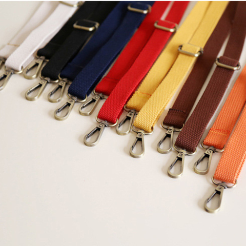 Long Shoulder Bag Strap 130cm Canvas Fashion Thin Replacement Strap for Bags Solid Woman Messenger Accessories Bag Straps Handle ► Photo 1/6