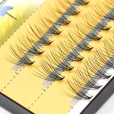 Grafting World 10D Natural Eyelash Extensions Mink Black Fake False Eyelashes Curl Natural Eye Grafting Individual Lashes ► Photo 1/6