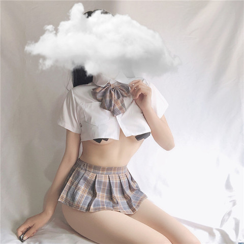 Cheerleader Plaid Nightclub Party Super Mini Pleated Cute Ladies Short Mini Skirt Japanese Style Sexy Schoolgirl Cosplay Skirt ► Photo 1/6