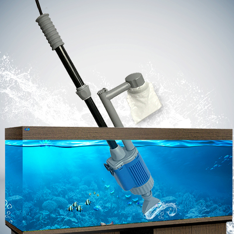 20W 28W Automatic Aquarium Water Changer Pump for Fish Tank Gravel