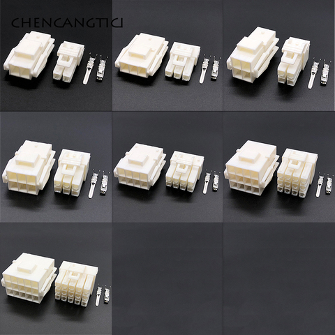 1 set 2 3 4 6 8 12 15 pin way YL wire-to-wire electrical car connector kits AMP JST male female auto cable plug with terminals ► Photo 1/6