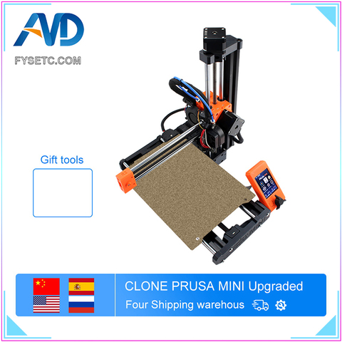 Upgdate Clone Prusa Mini PLUS  3d printer DIY full kit and MW power  (not assembly) Does not include printed parts ► Photo 1/6