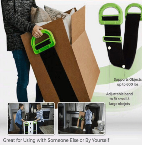 Adjustable Moving And Lifting Straps For Furniture Boxes Mattress green Straps Team Straps Mover Easier Conveying dropshipping ► Photo 1/6