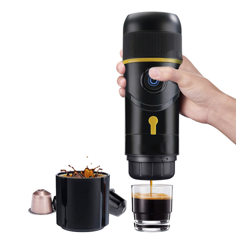Portable Car DC12V Espresso Coffee Machine  Mini Espresso Coffee Cup for Expresso Maker Nespresso Dolcegusto Capsule Coffee ► Photo 1/1