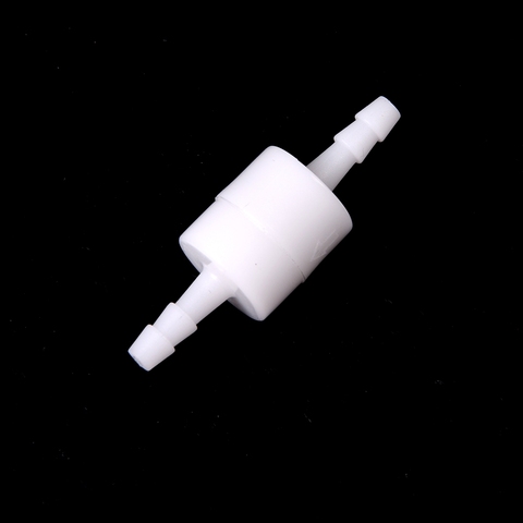 1PCS 4mm Plastic One Way Inline Check Valve Fuel Gas Liquid Water White ► Photo 1/6