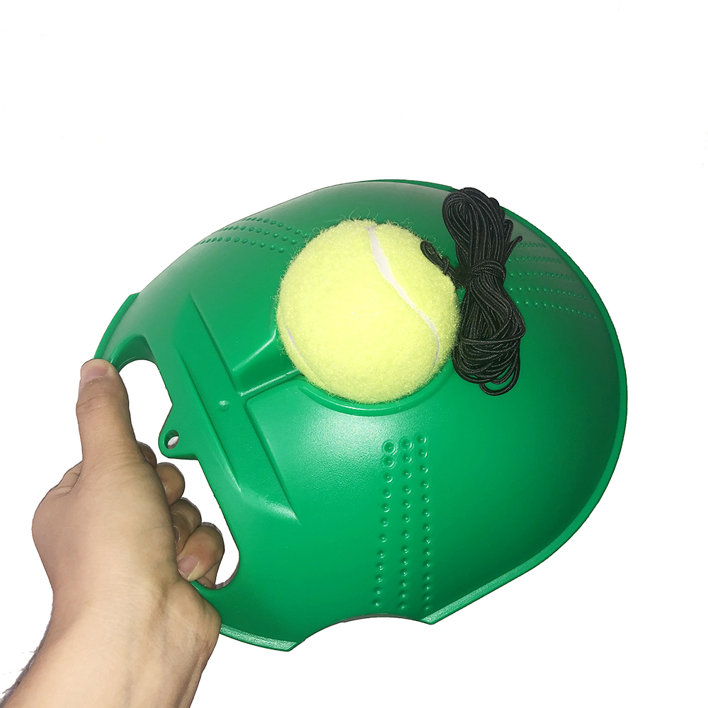 Badminton Racket Skidproof Anti Skid Sweatband Grip Tape Training Device Green 