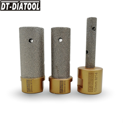 DT-DIATOOL 1pc Dia 10/20/25mm Vacuum Brazed Diamond Finger Bits M14 Connection Grinding Bits for Tile Ceramic Porcelain ► Photo 1/5