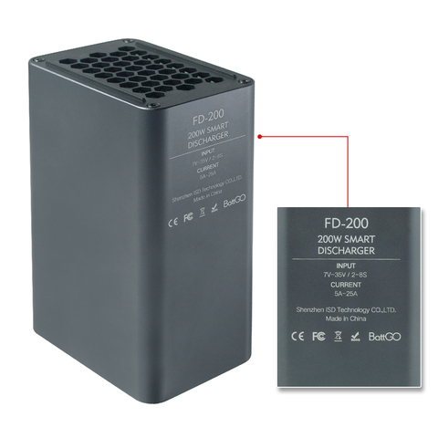 ISDT FD200 FD-200 200W Smart Control Discharger 25A Wireless APP Control Discharger Capacity 2-8S Lipo Battery Discharging ► Photo 1/5