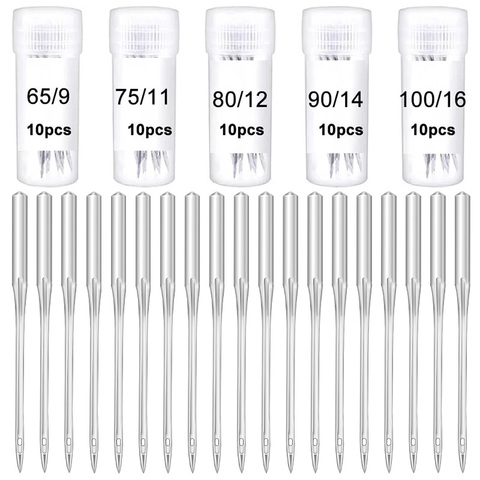 Imzay 50Pcs Sewing Machine Needle Sharp Universal Regular Point For All Low Shank Snap-On Singer Brother Sewing Machine ► Photo 1/6